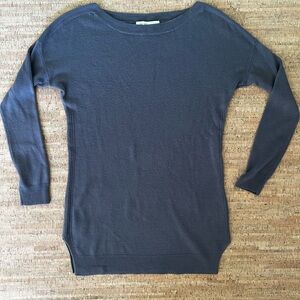 BCBGeneration Charcoal Crew Neck Sweater